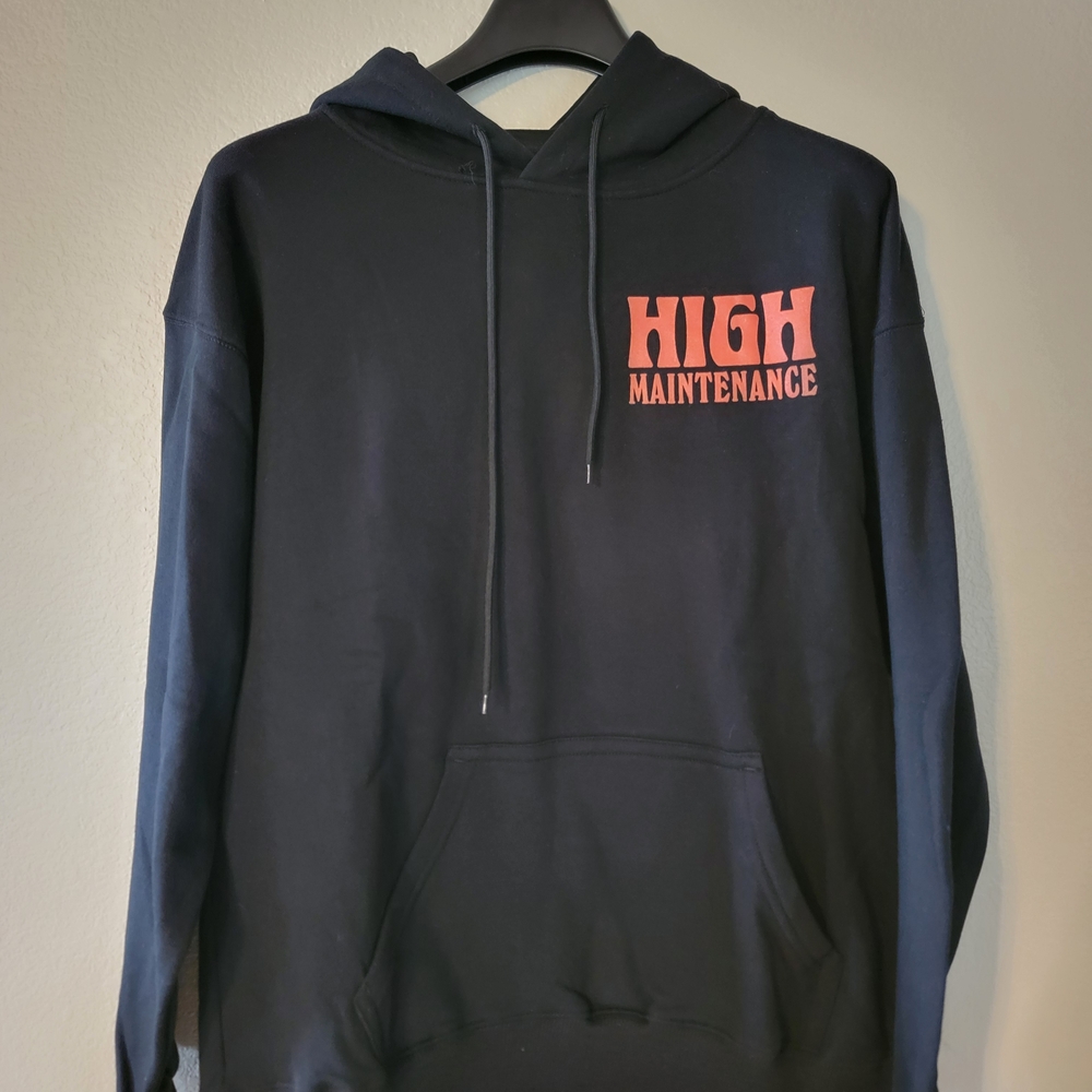 High Maintenance Black Hoodie